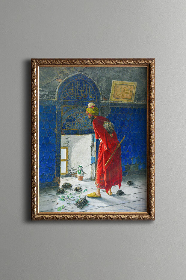 Turtle Trainer - Vintage Patterned Frame - 1