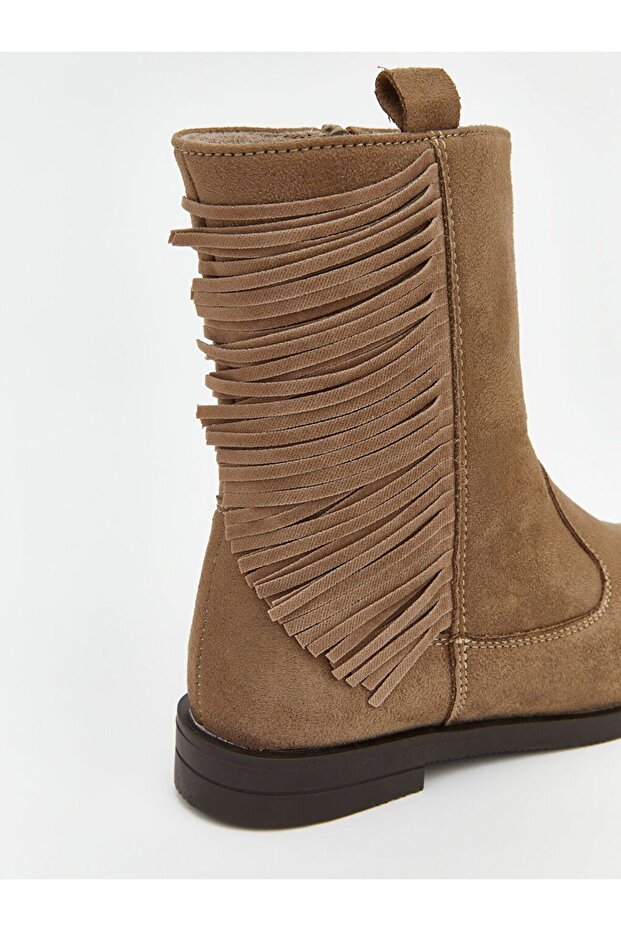 LCW STEPS Süet Görünümlü Kız Çocuk Bot - 5