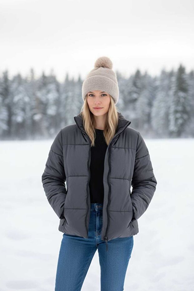 Kadın Peluş Bere - 1