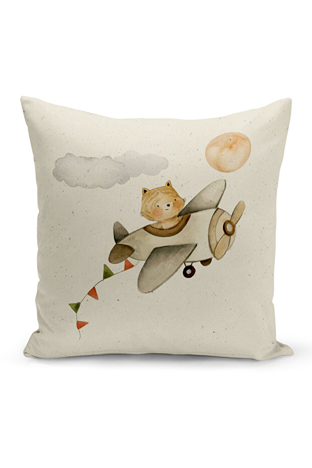 Children's Baby Room Digital Printed Throw Pillow Cover