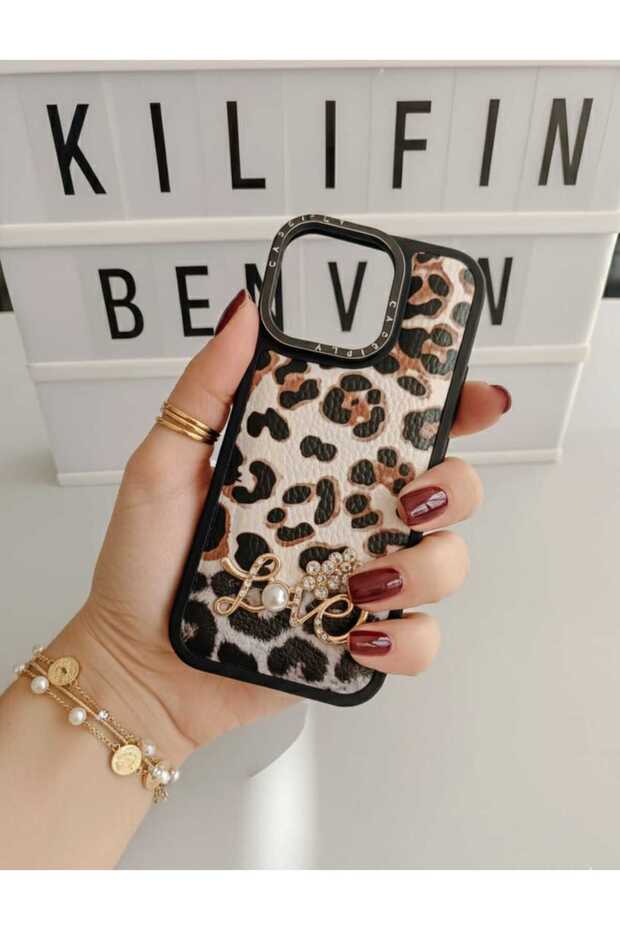 iPhone 16 Leopard Pattern Case Model - 2