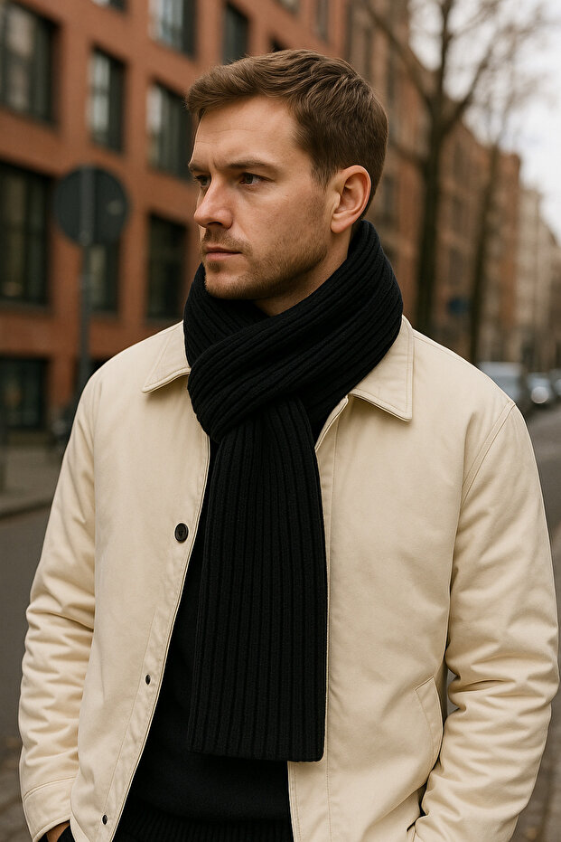 Erkek Triko Atkı Premium - 1