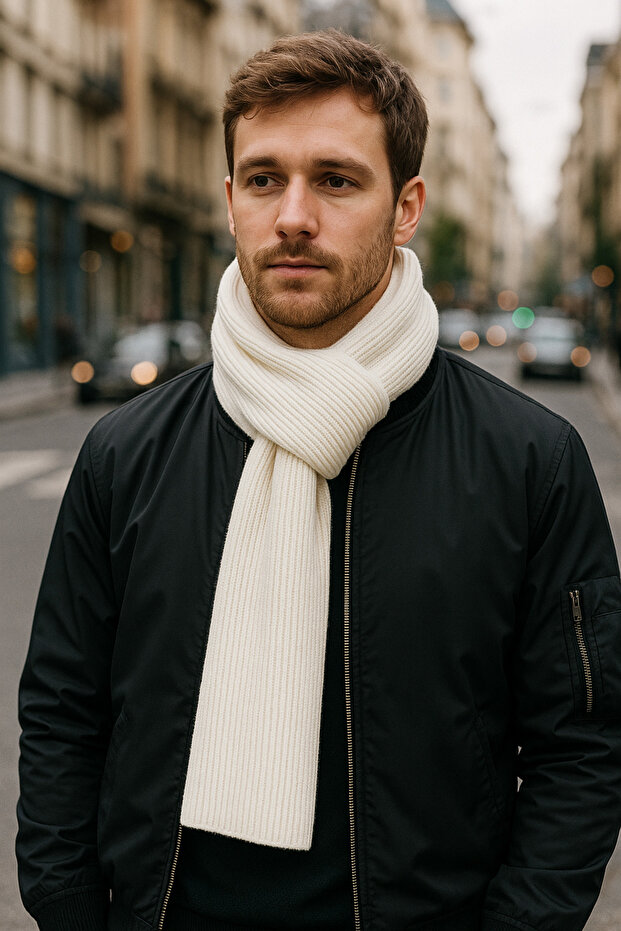 Erkek Triko Atkı Premium - 1