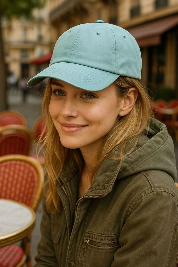 Mint Vintage Cotton Women's Cap Hat