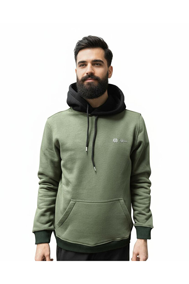 سويت شيرت بغطاء للرأس - 1