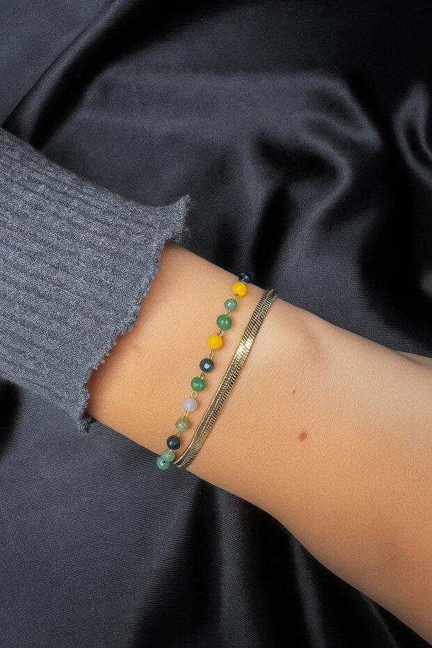 Kadın gold bileklik