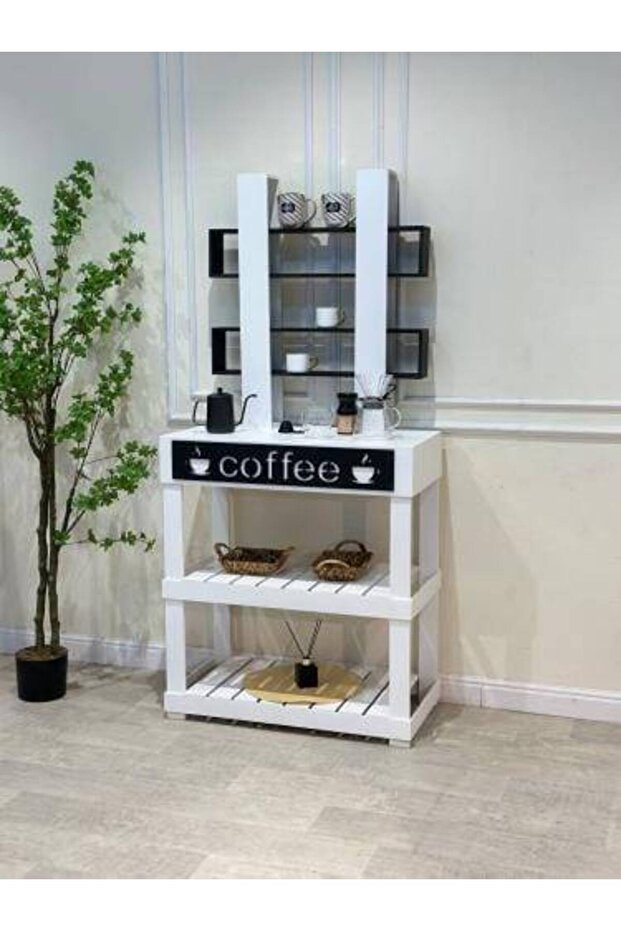 ركن القهوة مع شاكر - أبيض - 1