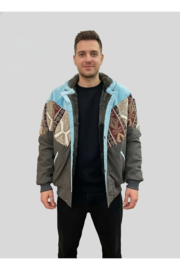 (7623) سترة خاصة بنمط عتيق متوافقة مع المقاسات الكبيرة/الكبيرة جدًا - 2