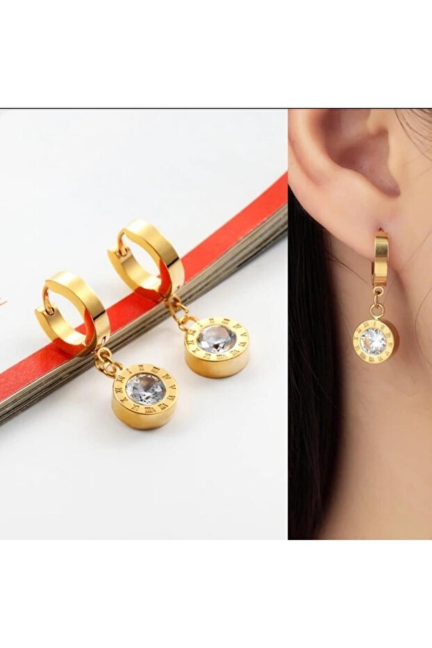 Burry Marka Gold Çelik Takı Seti - 6