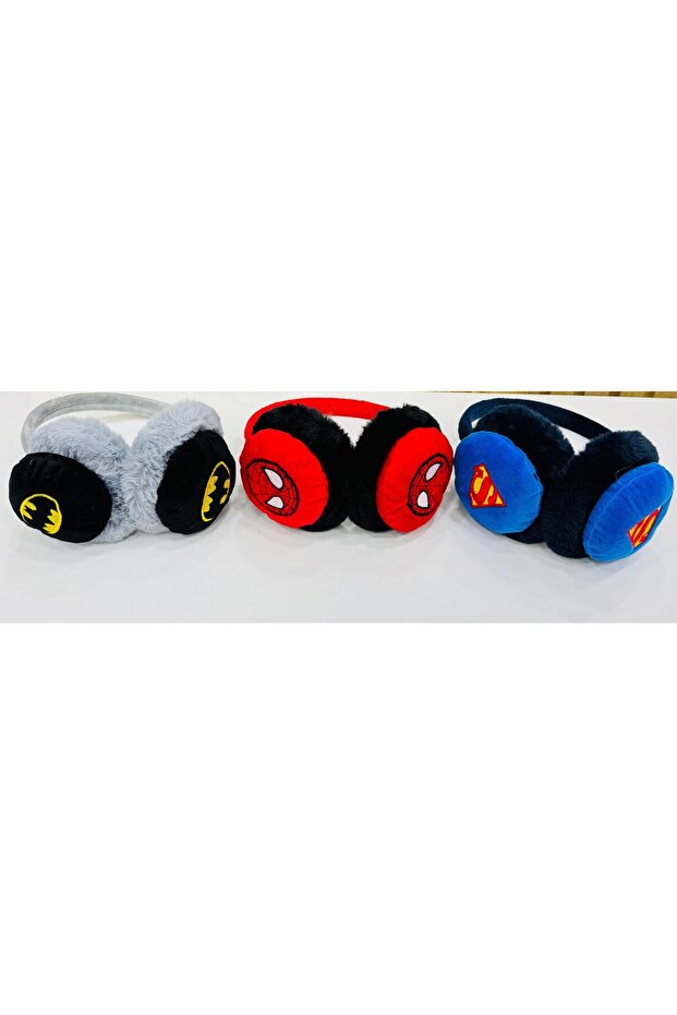 Karakter Printed Boy Plush Headphones