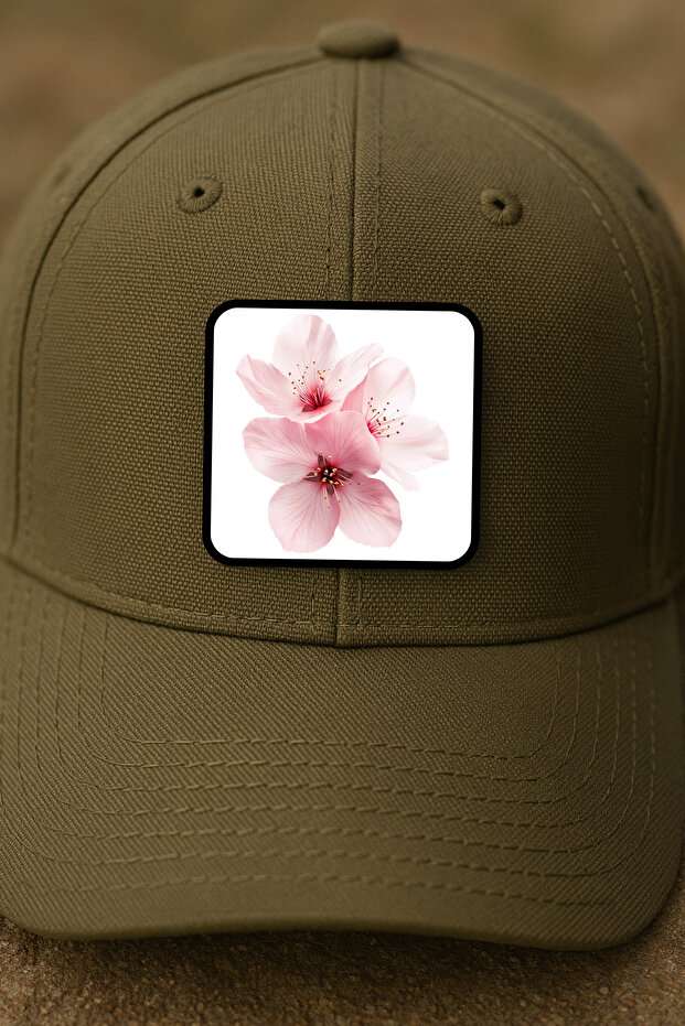 باقة زهور الكرز الثلاثية مطبوع رقعة / قطعة / زخرفة - 3