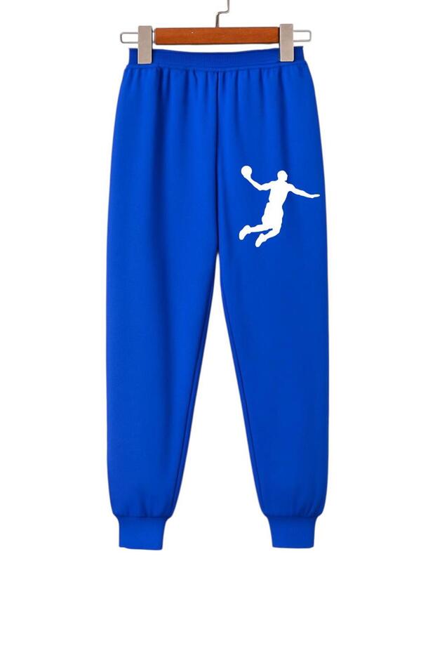 Basketball Player Printed Unisex Children's Trackpants