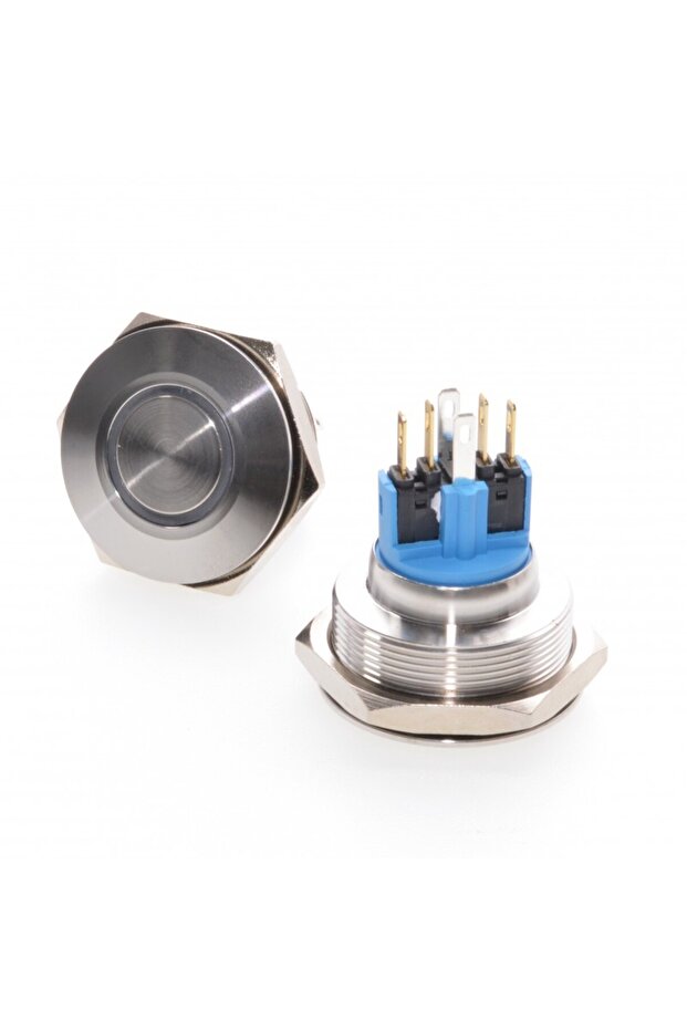 Push Button 30mm with Return 24V Red Led - 3