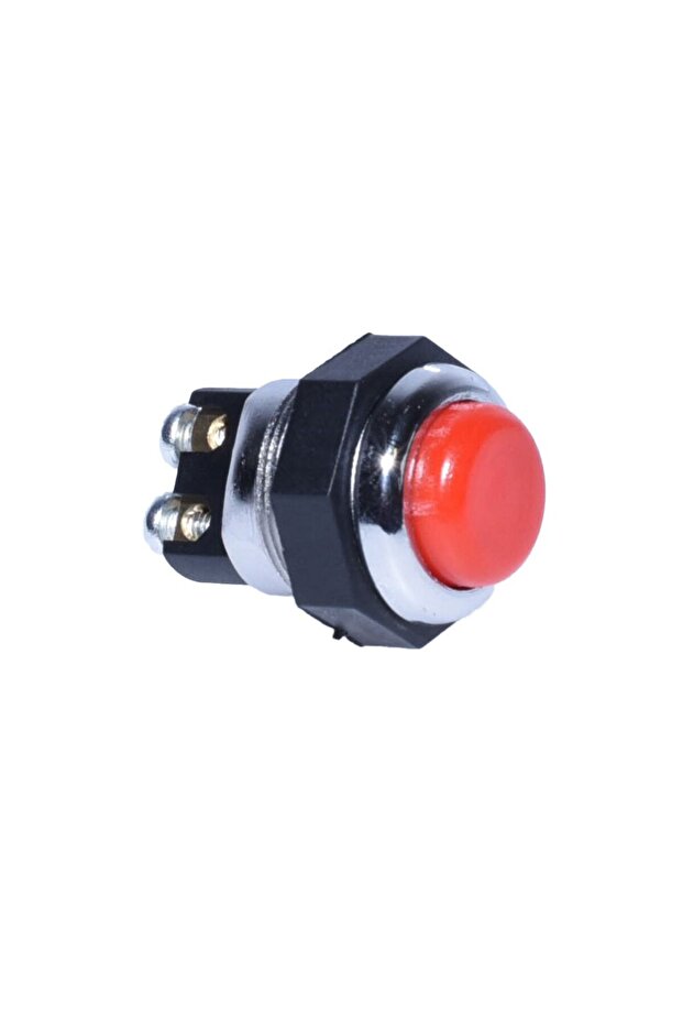 Metallic Impulse Button, Push Type, 12VDC, 250VAC - 1