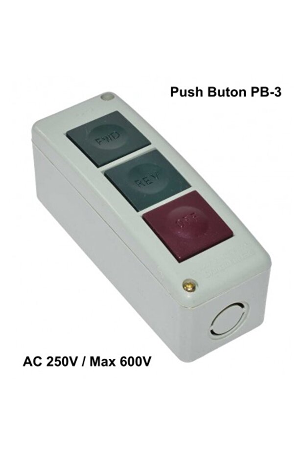 Push switch with 3 controls PB-3 - 2