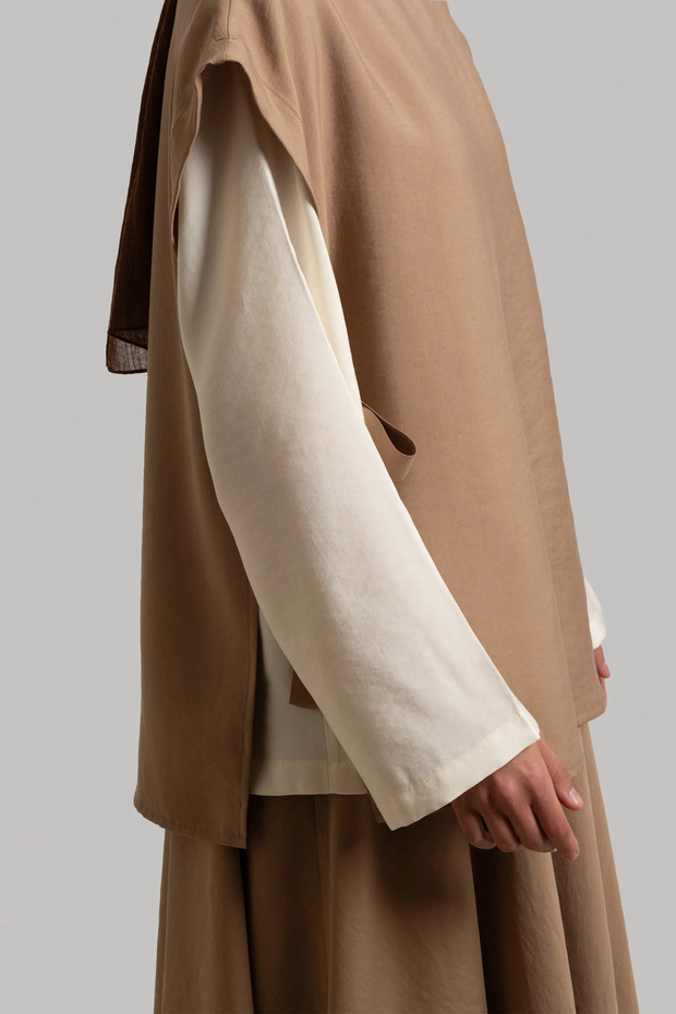 Set vestă modal - Maro - 6