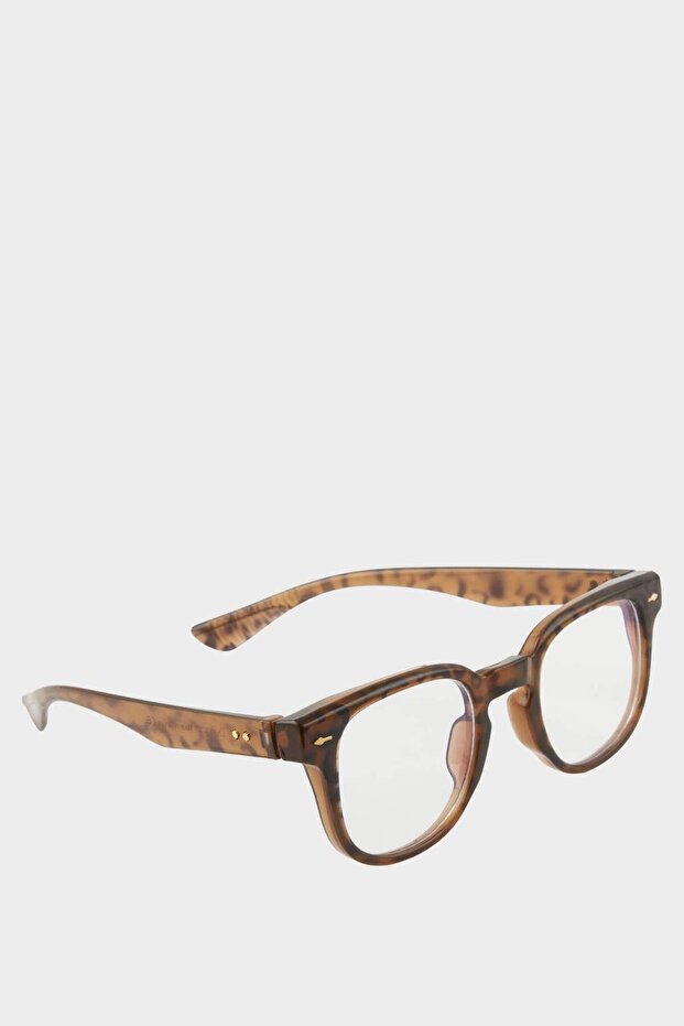 Women's Square Patterned Glasses G5235Axns
