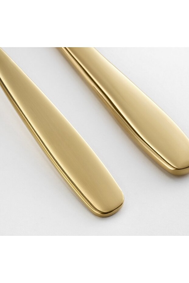 طقم تقديم من قطعتين، لون نحاسي - 4