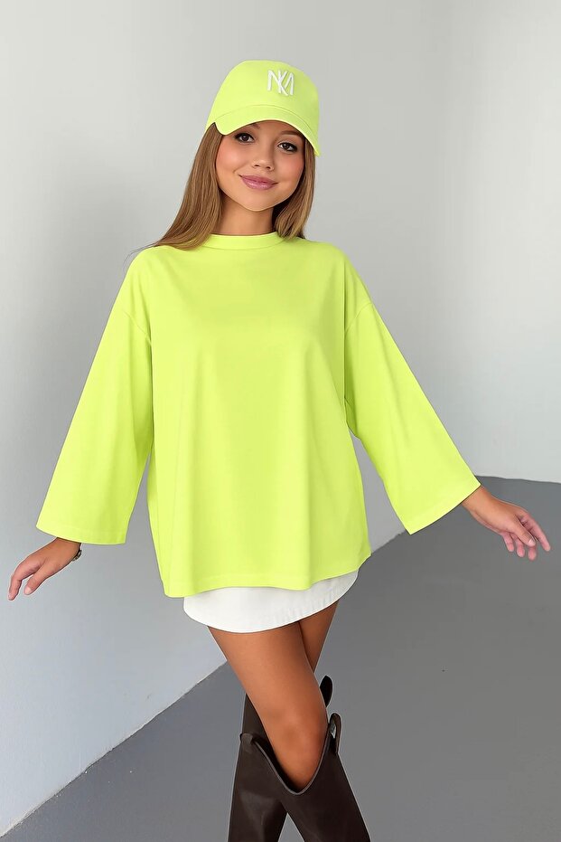 Oversize Uzun Kol Penye Basic B3242 - 1