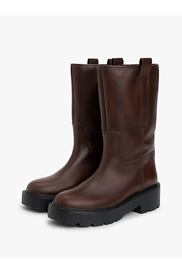 Leather Cleat Mid Boots - 2