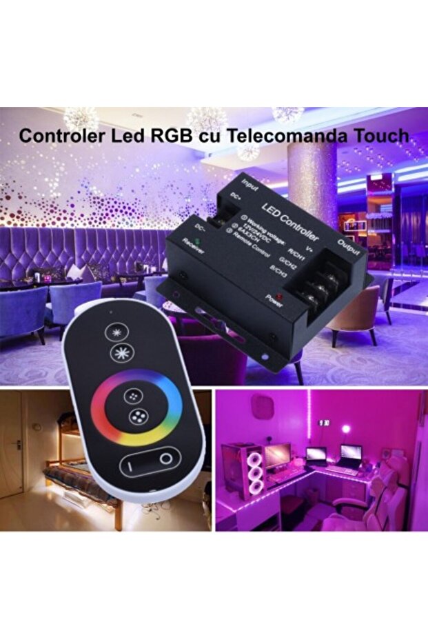 Led RGB controller with Touch, 12V/24V - 2