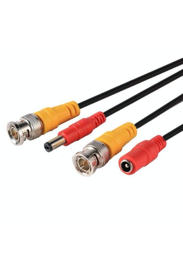 BNC Camera Cable + DC Power 2.1mm/10m