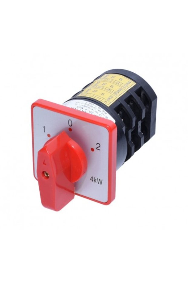 Switch with Cam 1-0-2, 20A/4KW
