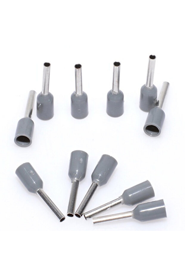 Cable Terminal Pin E7508 Gray, 100Pcs/Set - 1