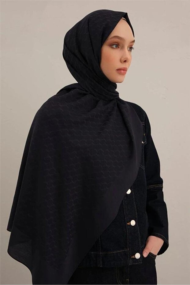 BAMBU COTTON ŞAL 2 Siyah - 3