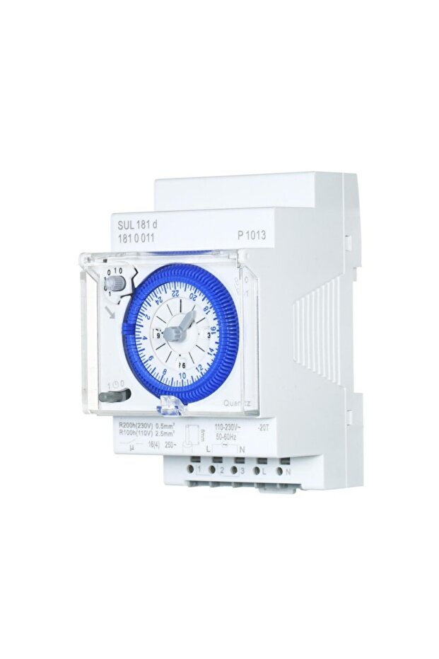 Mechanical Panel Timer, Timer Clock, Rail Mount, SUL-181-D - 1