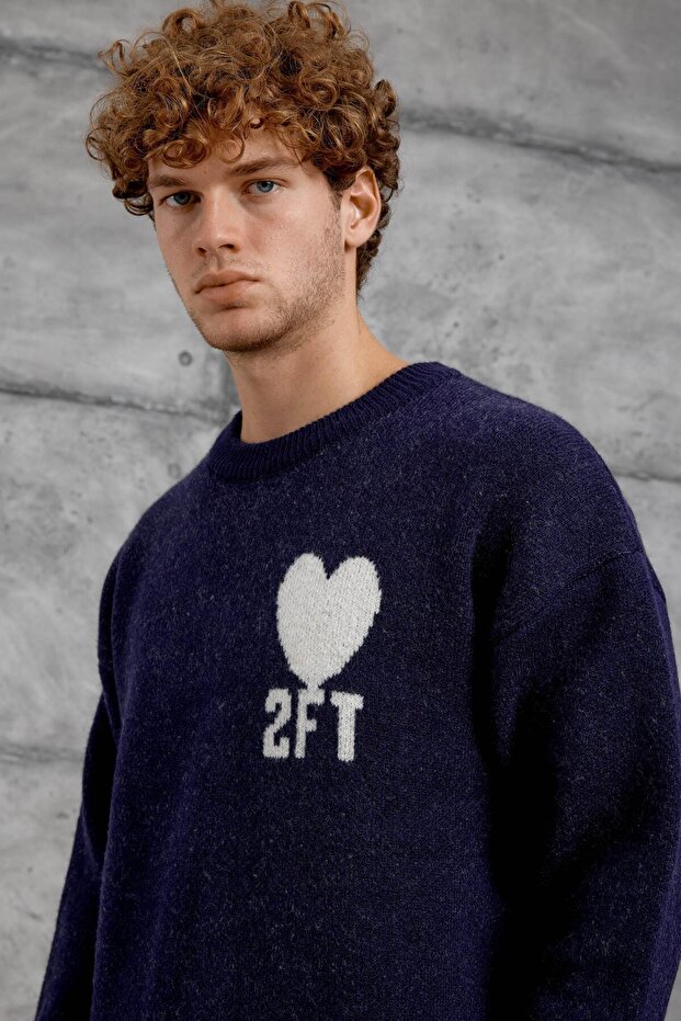 Erkek Lacivert 251 OVERSIZE TRİKO - 2