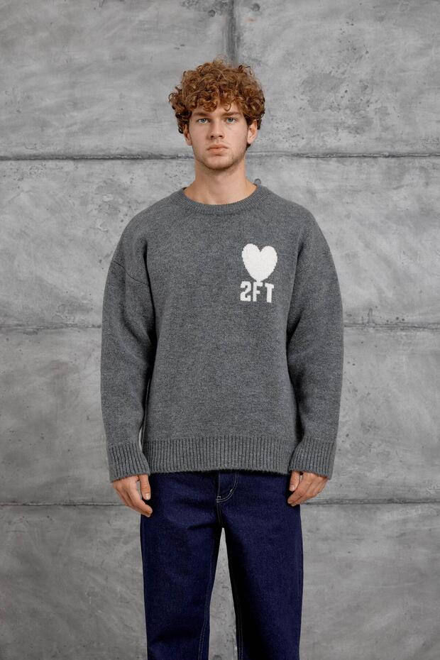 Erkek Antrasit 251 OVERSIZE TRİKO - 1