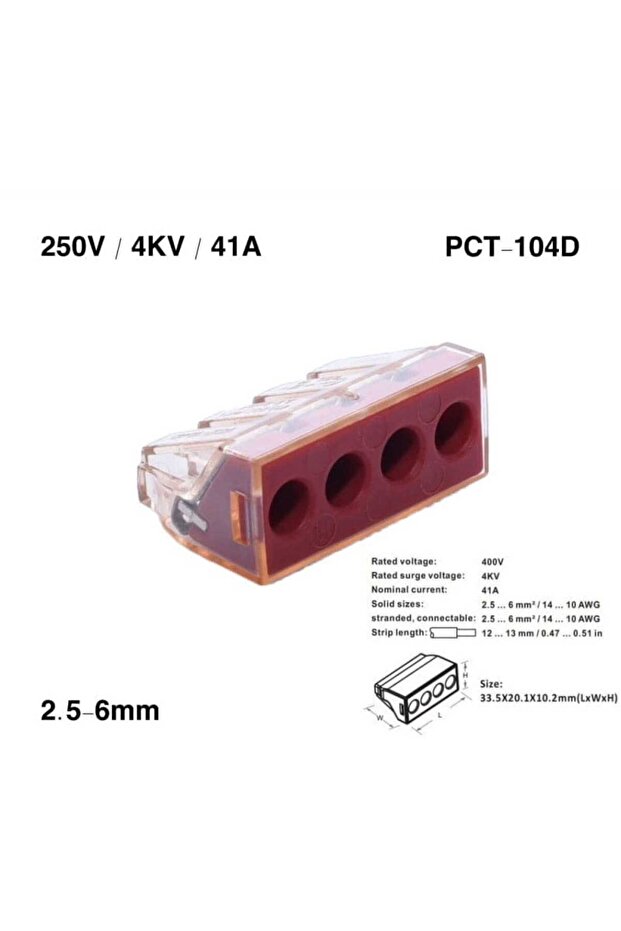 Conector rapid cu 4 poli - 2