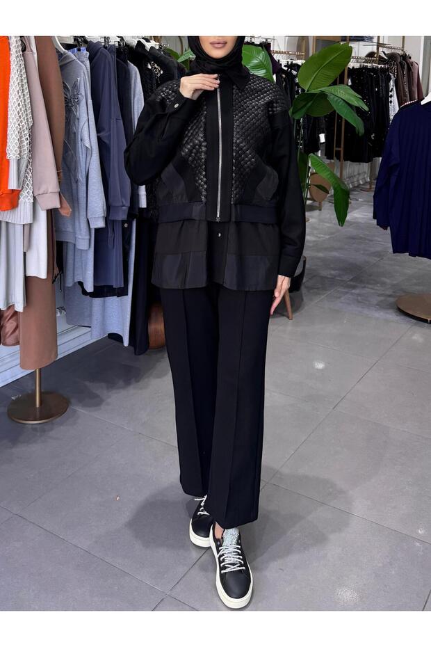 DERİ BOMBER CEKET - 2