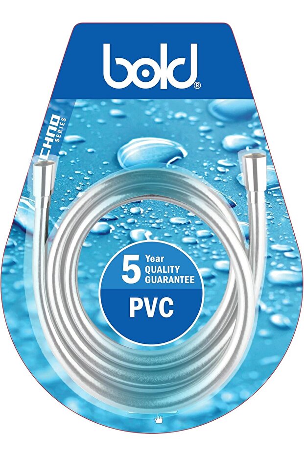Flexible Shattaf & Shower Hose PVC 1.2m – Chrome-Plated Brass Connections, Scratch Resistant