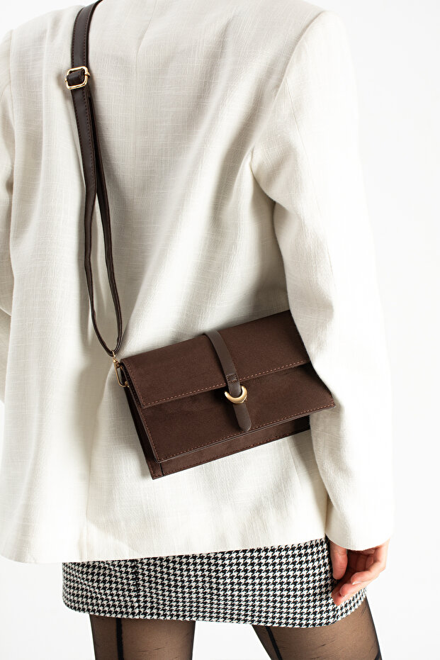 Zeri̇ Model Brown Women's Hand and Shoulder Bag