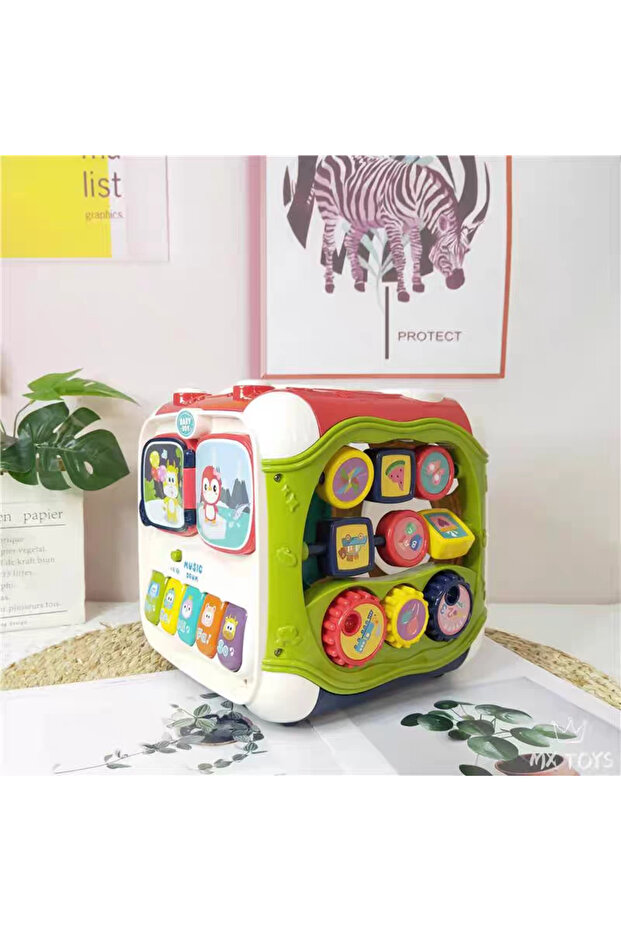 لعبه مكعب تعليمي ذكي متعدد الوظائف - 2