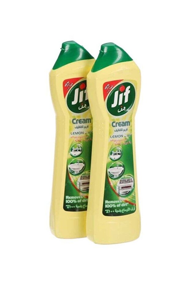 Jif Cream Cleaner, Lemon, Pack Of 2, 500ml