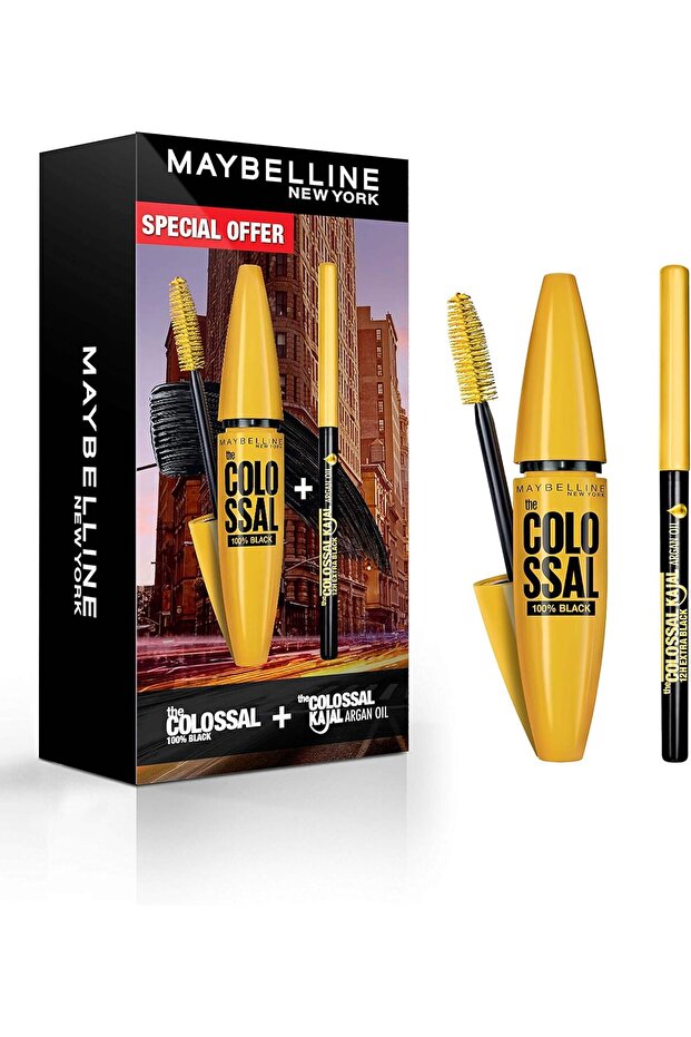 Maybelline New York Colossal Black Mascara Set