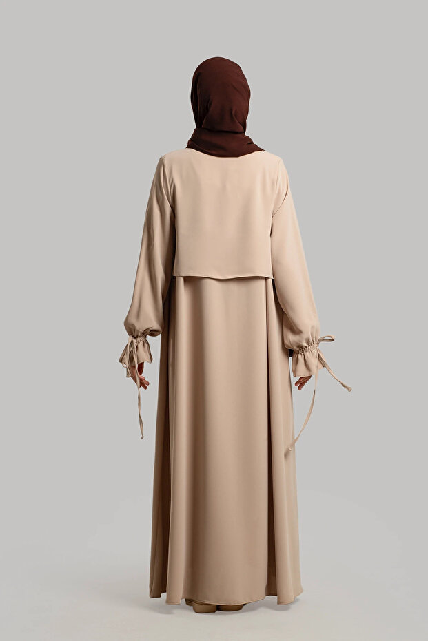 Buttoned Windbreaker Ferace - Stone - 5