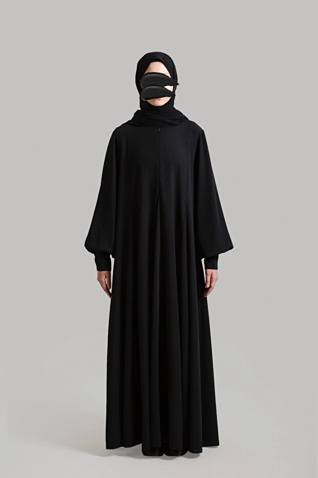 Princess Model Flared Ferace - Black - 1