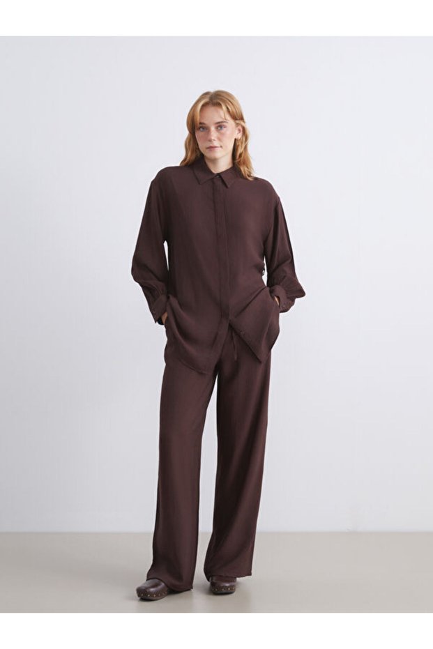 Selections I Beli Corded Wide Leg Women's Pants from Freezen Store