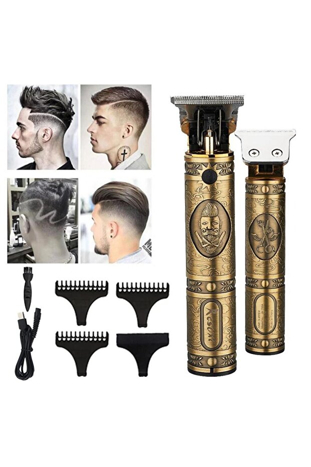Hair and Beard Trimmer Beard Nape Drawing Machine T-2023 (4434)