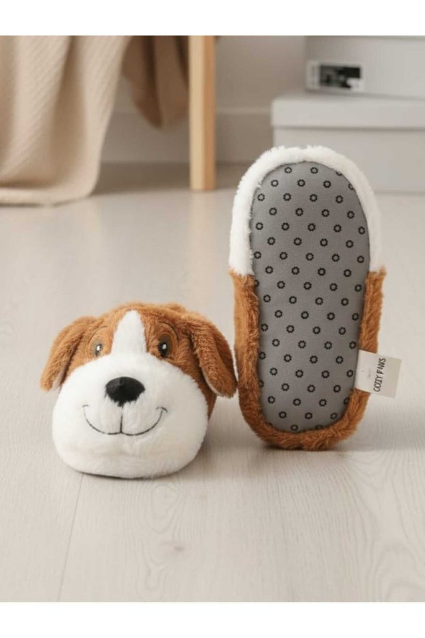Unisex Soft Sole Cute Dog Slippers for Adults and Children, Girls and Boys Slippers