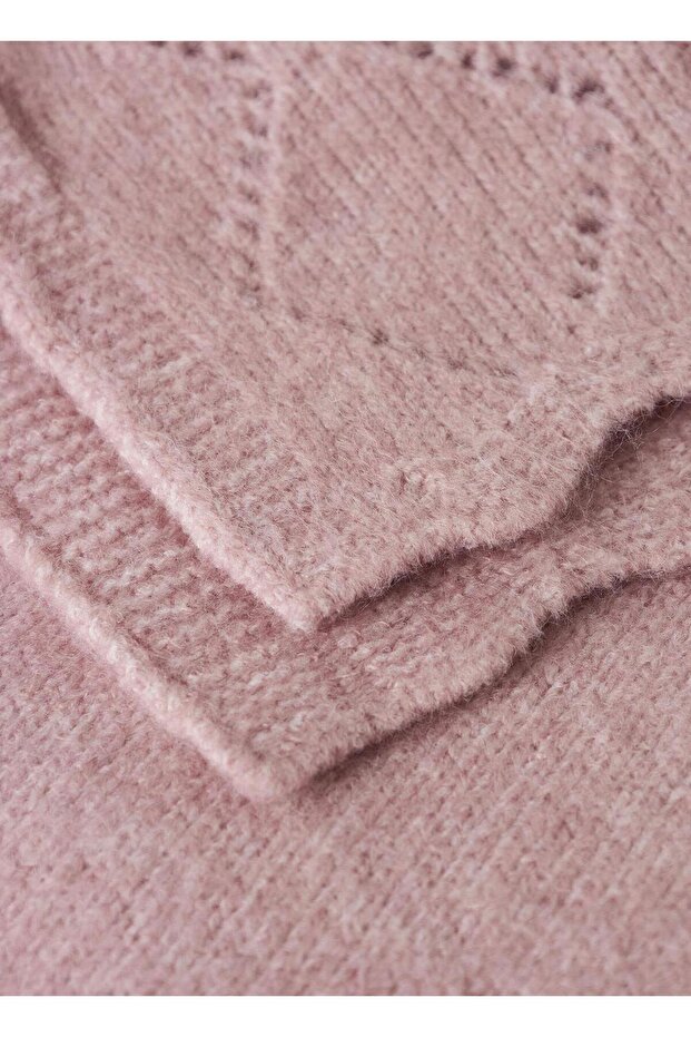 YELEK ÖRGÜ LİLA - 5