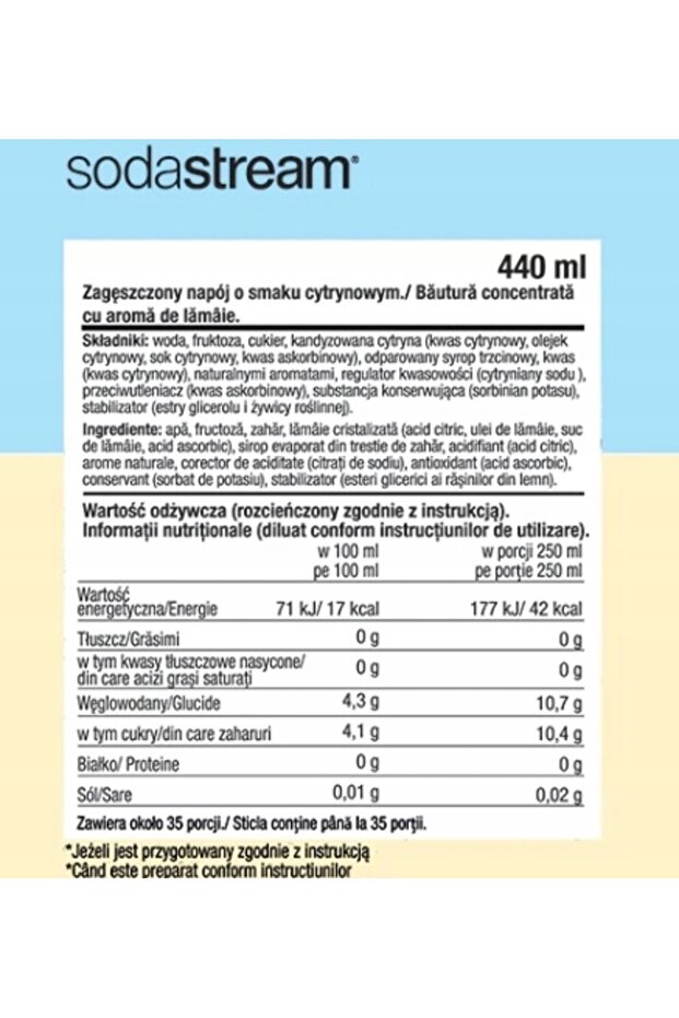 Concentrat de limonadă SodaStream - 5