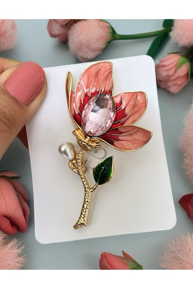 Çiçek Broş - 1