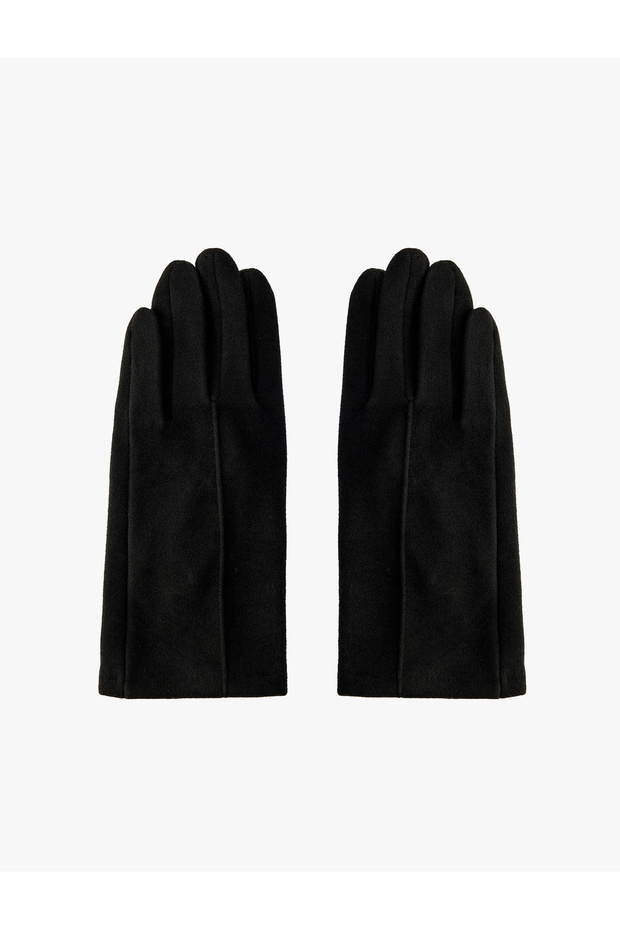 Gloves with Stitching Detail