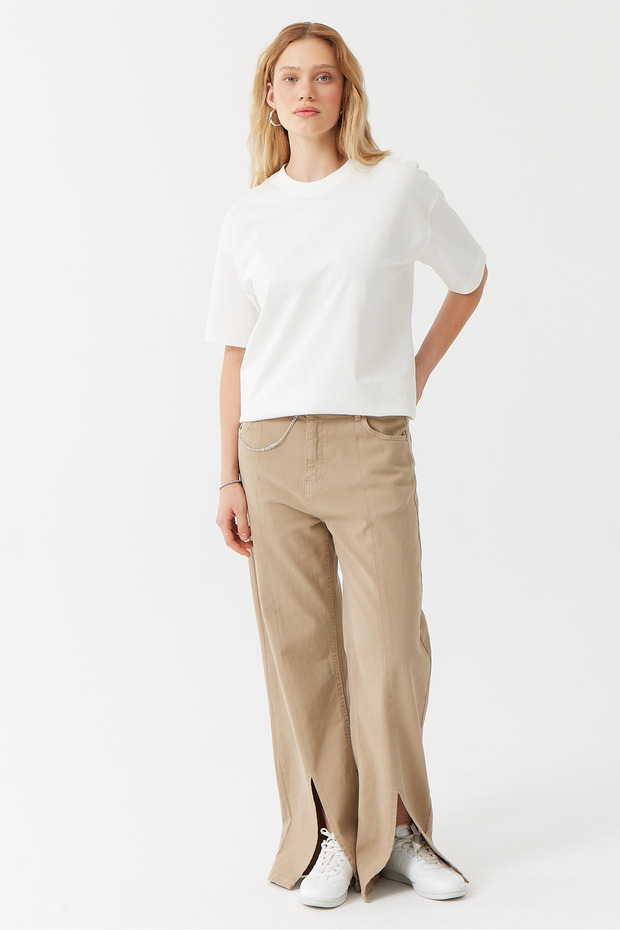 Kadın Basic T-shirt - 8