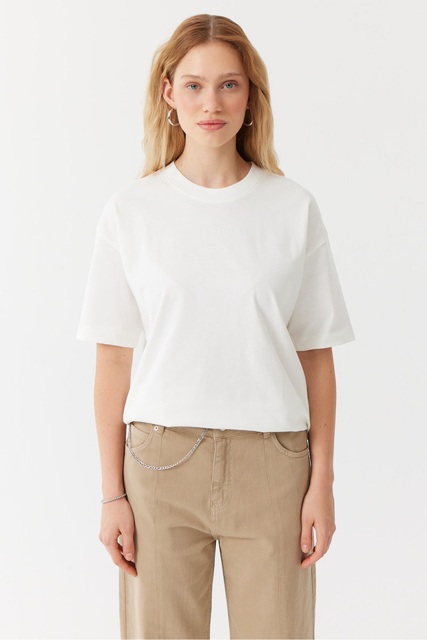 Kadın Basic T-shirt - 1
